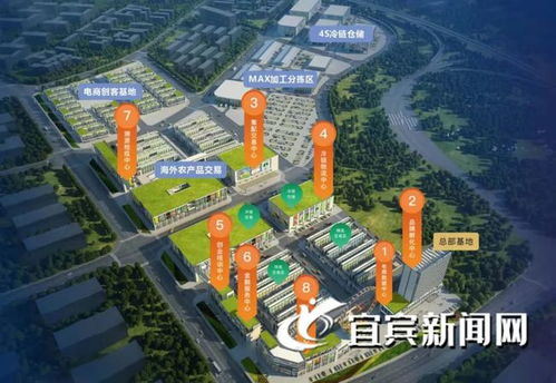 宜賓重點菜籃子工程 占地450畝輻射2億人口的商品交易中心